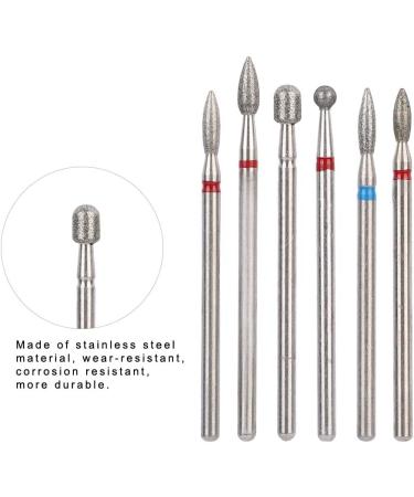 Nail Drill Bits Ceramic Nail Mill Bits Professional Remove Gel Acrylic Cuticle Diamond Tungsten Carbide Tools for Nail Beautify Polishing Clear Care Manicure Pedicure(JG#9) - Buy Online on GoSupps.com