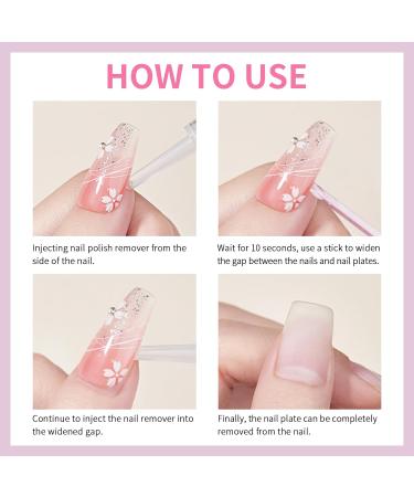 KYDA Press On Nail Tips Remover Pen Quick Easy Solid Nail Glue Gel Remover for False Nails Gentle with Nutritional Oil Remover Pen Not for Nail Polish 1 - Buy Online on GoSupps.com