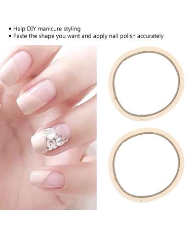 Nail Art Masking Tape Nail Art Tape French Stripe Tape DIY Nail Tape for Professional Salons Home width 0.5cm Length 17m - Buy Online on GoSupps.com