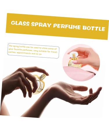 Housoutil Perfume Bottle Perfume Spray Bottle Short Spray Empty Atomizers Perfume Atomisers Refillable Mini Spray Bottle Refillable Cosmetic Containers Crystal Decorative Bottle Travel Glass - Buy Online on GoSupps.com