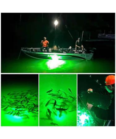 LED Night Fishing Light 12V 108 LEDs 10.8W - Green Submersible Finder Light for Underwater Fishing - 1080LM with 5M Power Cord - Buy Online on GoSupps.com
