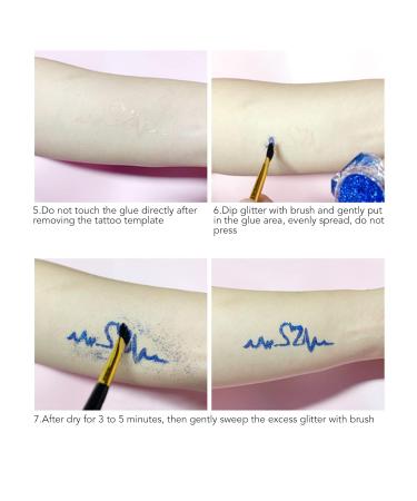 Airbrush Stencil Kit - 97 Waterproof Reusable Body Art Patterns for Party & Festival Fun - Buy Online on GoSupps.com