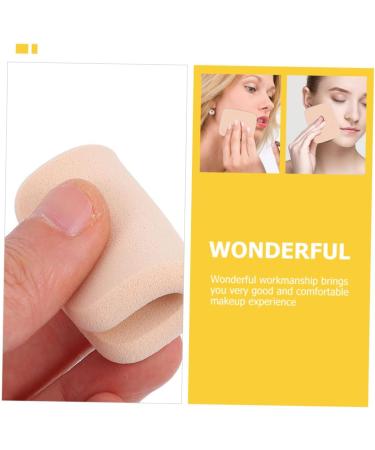 MAGICLULU 10 Sets Puff Cotton Puff Make up Powder Puff Eye Shadow Makeup Puff Beauty Tools Face Puff Triangle Square Tool Loose Powder Miss Cosmetic Sponge - Buy Online on GoSupps.com