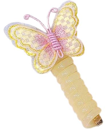 Phone Wire Hair Ties | Colorful Hair Bands | Ponytail Holders Stylish Hair Tie Hair Elastics Hair Bands For Girls Kids Teens Yellow - Buy Online on GoSupps.com