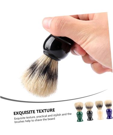 JECOMPRIS 8-Piece Foam Razor Brush Set - Men's Mustache Grooming & Body Care Accessories - Portable Plastic Handle Shaving Brush - Buy Online on GoSupps.com