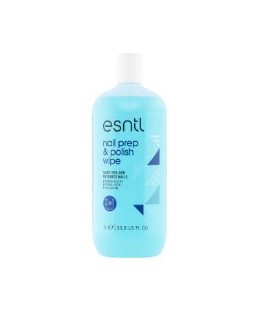 ESNTL Nail Prep & Polish Wipe | 1L | Dual Purpose Formula | Prep Your Nails For Gels Then Polish To A Salon Finish | Trusted by UK Beauty Industry