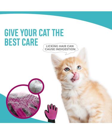Pet Grooming Glove Pet Hair Remover Mitt Moulting - Deshedding Brush Glove - Soft Silicone Tips for Gentle Massage For Cats & Dogs with Long & Short Fur (Purple Right) Purple Right - Buy Online on GoSupps.com