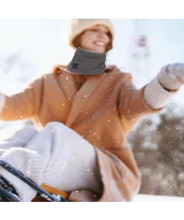 Adjustable Heating Cushions for Neck | Electric Neck Wrap Scarf with 3 Temperatures | USB Heating Wrap for Camping & Sports - Gray - Buy Online on GoSupps.com