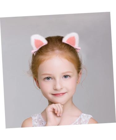 minkissy 10 Pairs Children's Hairpin Cosplay Hair Clips Hair Stuff for Girls Kawaii Ears Hair Clip Kids Hair Accessories Plush Cat Ear Hairpins Stainless Steel Girl Child Kitten Animal - Buy Online on GoSupps.com