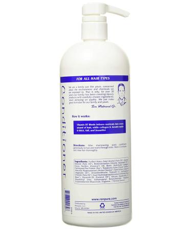 Renpure Originals Biotin & Collagen Thickening Conditioner - 32 Fl Oz (Pack of 1) White - Buy Online on GoSupps.com