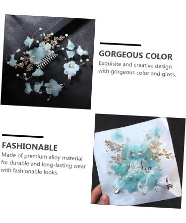 Angoily 1 Hair Comb Bridal Headpieces for Wedding Rhinestone Side Combs Crystal Headpiece Crystal Hairpin Combs Wedding Rhinestone Headdress Wedding Veil Bride Pearl Chic Alloy - Buy Online on GoSupps.com
