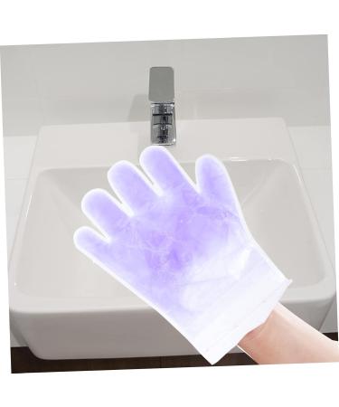 FRCOLOR 2 Pairs Lavender Hand Wax Set Hand Care Supplies Socks for Booties Moisturizing Gloves Gel Socks Dry Paraffin Bath for Hands The Mitten Nursing Supplies Non-woven Fabric - Buy Online on GoSupps.com