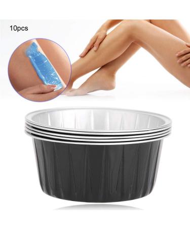 10 Pack Reusable Aluminum Film Wax Beans & Melting Bowls - High Temperature Resistance for Home & Beauty Salon Use - Ideal for Wax Warmers & Hair Removal - Buy Online on GoSupps.com