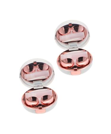 Beatifufu glasses cleaning towels 2-part set with eyes to remove for outdoor tool cosmetic owners Storage organizer marble bowl tweezers golden office containers daily contact lens container