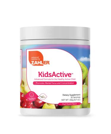 Zahler Kids Active Advanced Formula for the Healthy Active Child Fruit Punch 6.7 oz (192 g)