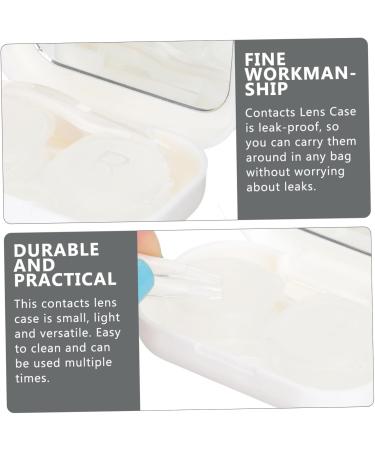 Homsfou 24-Piece Contact Lens Kit - Hard Container Carrier Bag & Travel Mirror - Ideal for Contact Lens Care - Buy Online on GoSupps.com