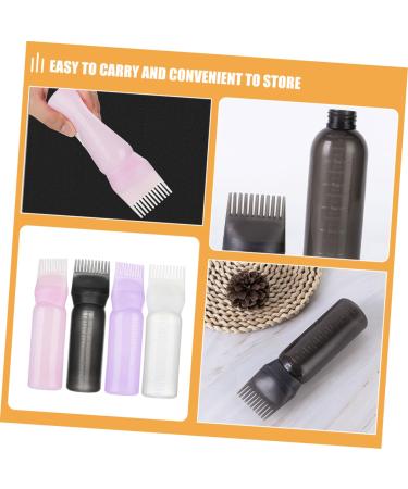 FOMIYES 16 Pcs Hair Salon Supplies - Shampoo & Oiling Bottles Root Comb Applicator Assorted Colors for Hair Dye & Barbershop Use - Buy Online on GoSupps.com