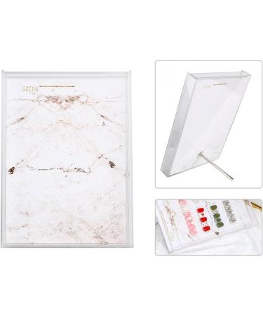  Leylor Nail Art Display Frame Nail Art Presentation Frame Acrylic Nail Polish Presentation Frame Nail Art Accessory with 3 Sheets Background Paper - Buy Online on GoSupps.com
