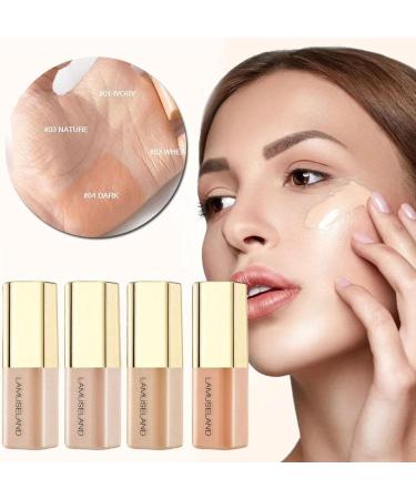 4 Colors Mini Face Concealer Full Coverage Liquid Concealer Waterproof Smooth Matte Creamy Concealer Foundation Base Suit for All Skin Facial Eye Dark Circles Spot Makeup - Buy Online on GoSupps.com