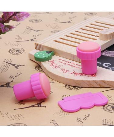 S-TROUBLE Nail Art Polish Stamping Set | Manicure Kit with Plates Stamper & Scraper | DIY Nail Design Tools for Creative Manicure - Buy Online on GoSupps.com