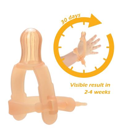 Thumb Sucking Treatment Kit - Adjustable Thumb Guard for 0-3 Years Old Babies | Silicone, 3-36 Months Baby | Fits 1.95-1.5 Wrist | Stop Thumb Sucking - Buy Online on GoSupps.com