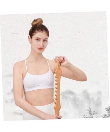Beatifufu Gua SHA Wood Massage Tool - Trigger Point Body Roller for Back & Feet - Manual Muscle Massager for Fitness - Buy Online on GoSupps.com