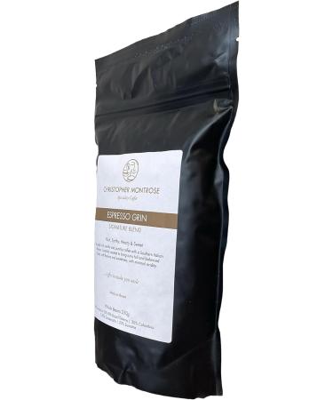 Christopher Montrose Coffee | Espresso Grin Signature Blend | Medium Roast Ground Coffee | 250g Pack 250.0 grams - Buy Online on GoSupps.com