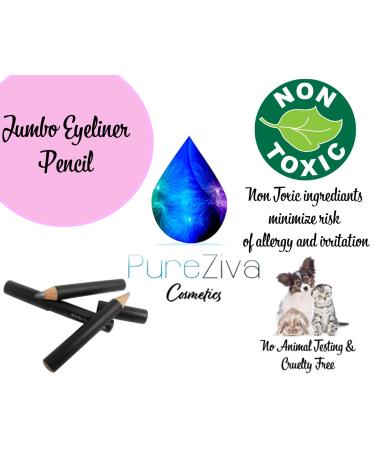 Pure Ziva Shimmering Metallic Golden Brown Eyeliner Eyeshadow Crayon - Cruelty Free - Buy Online on GoSupps.com