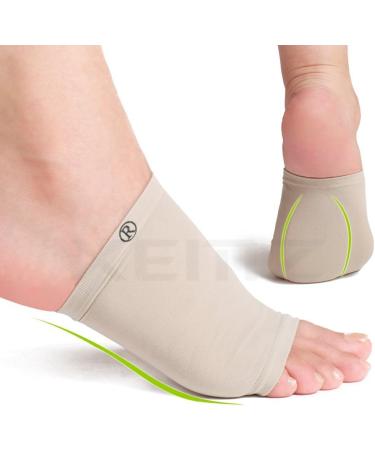 Silicone Gel Arch Support Sleeves for Plantar Fasciitis and Heel Pain Relief - Buy Online on GoSupps.com