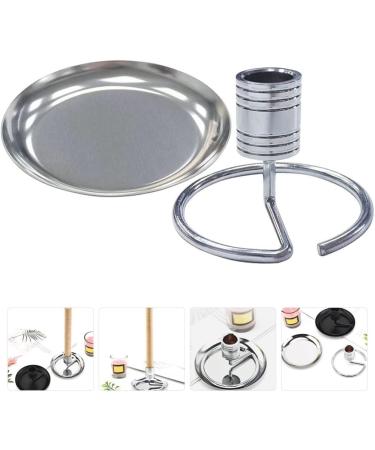 MOXA Seat Metal Tablet Set - Stainless Steel Moxa Rod Holder & Storage Stand for Burning - International Shipping Available - Buy Online on GoSupps.com