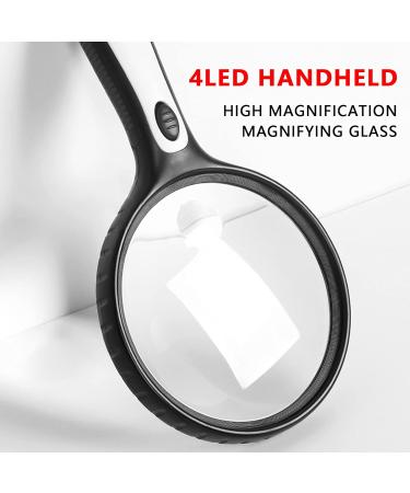 LED Magnifying Glass Reading Magnifying Glasses Practical Lightweight Portable for Reading for Exploring Nature - Buy Online on GoSupps.com