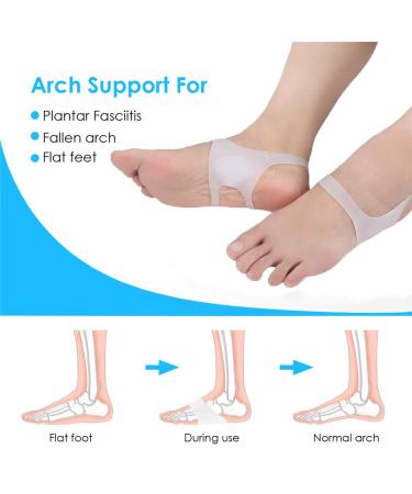 O-Type Leg Correction Insole - Soft Silicone Arch Support for Flat Feet & Plantar Fasciitis Relief - Non-Slip Cushion for Men & Women - Buy Online on GoSupps.com