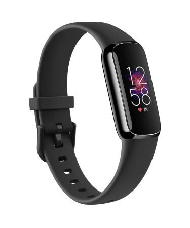 Oumida Only for Fitbit Luxe Bracelet Women Men Adjustable Soft Sport Replacement Bracelet Compatible with Fitbit Luxe Small Black