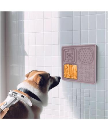 Aodaliy Silicon Lick Mat for Dogs & Cats | BPA-Free | Large Suction Cup Pet Lick Mats for Bathing & Grooming (Green & Pink) - Buy Online on GoSupps.com