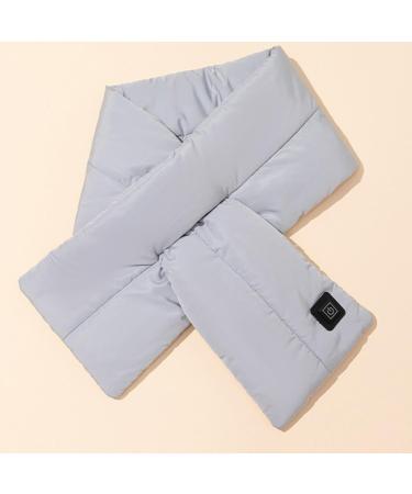 Zceplem Electric Neck Heating Pillow - 3 Temperature Settings Warm Collar for Men & Women Gray Heating Scarf for Outdoors - Buy Online on GoSupps.com