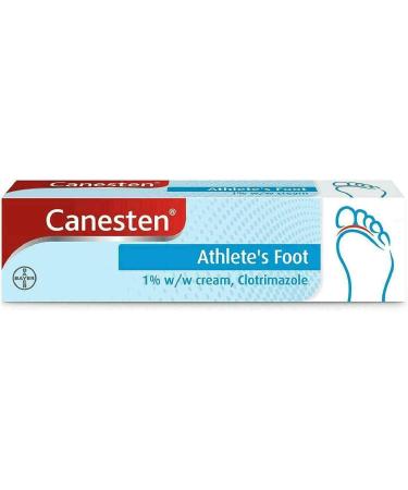 Canesten Oral Use Athlete's Foot Treatment Dual Action 1% w/w Cream 15g**G