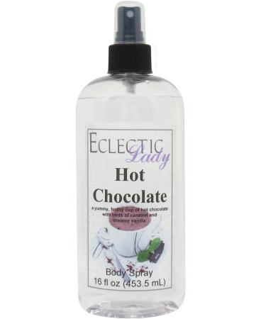 Hot Chocolate Body Spray (Double Strength) 8 ounces Body Mist for Women with Clean Light & Gentle Fragrance Long Lasting Perfume with Comforting Scent for Men & Women Cologne with Soft Subtle 8 Fluid Ounces (Double Strength)