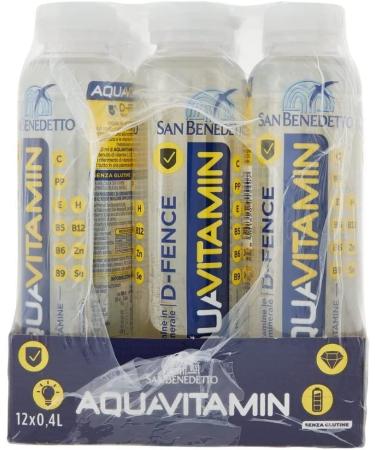 San Benedetto Aquavitamine D-Fence Water Bottles with PET Bottle Lemon 40 cl (Pack of 24) - Buy Online on GoSupps.com
