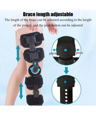 Stabilization Knee Joint Brace Knee Joint Fixation Bracket Precision Chuck Design Angle -10 To 120 Adjustable Aluminum Alloy Bracket Non-slip Liner For Joint Pain Sports - Buy Online on GoSupps.com