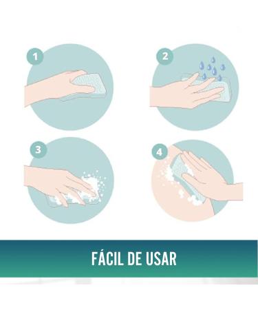 24 Disposable One-Way Sponges for Babies & Adults - Soft Clean Skin Soap Towels | International Shipping - Buy Online on GoSupps.com