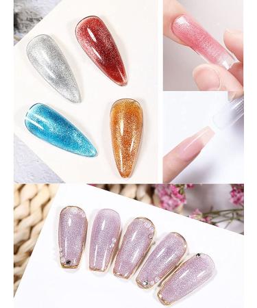 100-Piece Gel Nail Extension Set - Dual Forms & Almond Shapes for Polygel - Sportoo EU106 - Buy Online on GoSupps.com