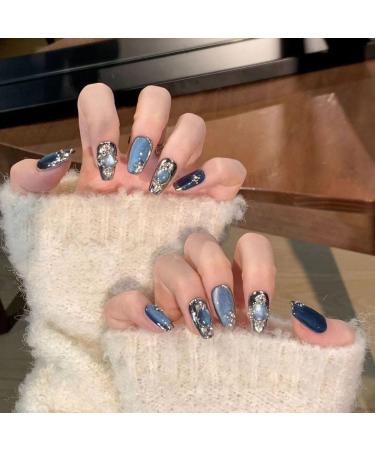 Temperament manicure new handmade explosions wearing custom nail nail patch nail.(Short -T S) - Buy Online on GoSupps.com
