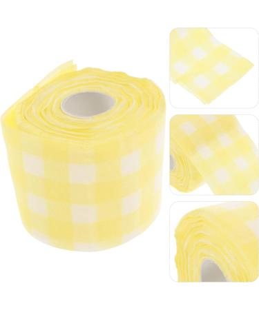 FRCOLOR 1 Roll Eyelash Pillow Make up Remover Wipes Pure Cotton Cleaning Towel Manicure Nail Wipes 13x13x11cm Yellow - Buy Online on GoSupps.com