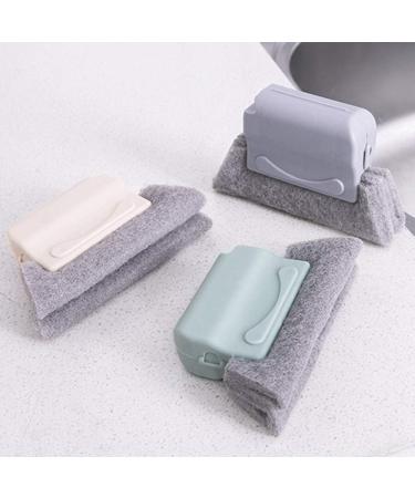 Creative Window Groove Cleaning Brush Window Gap Slot Cleaning Brush Hand Held Crevice Cleaner Tools for Door Track All Corners and Gaps (Blue) - Buy Online on GoSupps.com