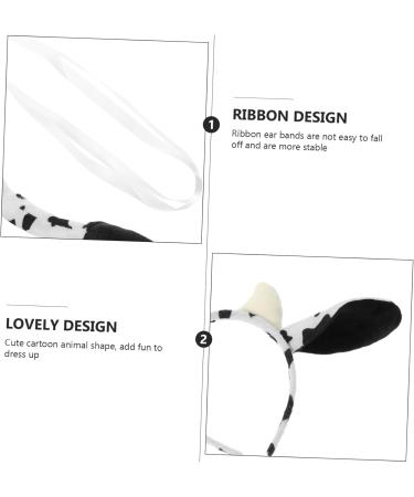 TOGEVAL 1 Set Cartoon Animal Ears Animal Headband Ears Headband Cow Tail Props Animal Costume Cow Costume for Cosplay Stuffed Animals Costume Cosplay Cow Props Tails Costume Animal Tail - Buy Online on GoSupps.com