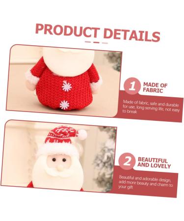 ABOOFAN 3pcs Christmas Bag Candy Bags Christmas Bag Christmas Fabric Pouch Child Apple Bag Redx3pcs 24X19X1CMx3pcs - Buy Online on GoSupps.com