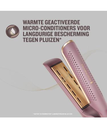 Remington Airvive AS8930 2in1 hot air brush for wet and dry cleaning with ionic technology microconditioner LED display and curved antifrizz coating - Buy Online on GoSupps.com