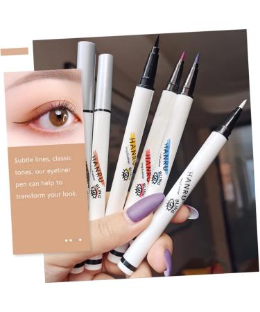 PLAFOPE 6pcs Liquid Eyeliner Pen Ultra-fine Felt-tip Eyeliner White Liquid Eyeliner Pink Eyeliner Abs - Buy Online on GoSupps.com
