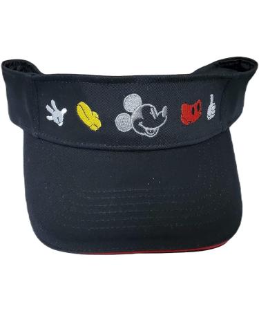 Disney Mickey Mouse Parts Black Visor - Adjustable Style - Buy Online on GoSupps.com