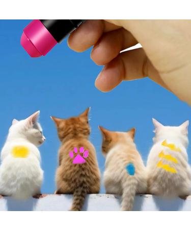 Dog Hair Dye Temporary Pet Hair Coloring - Safe Temporary Paint Markers for Creative Styling on Cats Horses and Pets - Buy Online on GoSupps.com